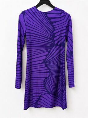 JB by Julie Brown Purple Striped Dress